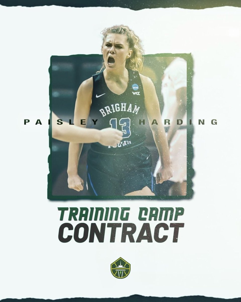 DailyUnivSports's tweet photo. BYU women’s hoops star Paisley Harding lands a training camp contract with the Seattle Storm, via the team’s Instagram. @paisleynikelle @seattlestorm https://t.co/UxtchLaqd4