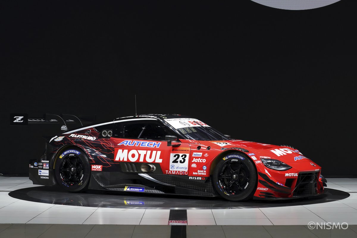 JATCO_Official's tweet photo. ジヤトコが応援するNISMO MOTUL AUTECH Z No.23が参戦するSUPER GTと、レバンテフジ静岡が所属するJCL(ジャパンサイクルリーグ)が本日開幕します！
応援よろしくお願いします！

#ジヤトコ #NISMO #23号車 #SUPERGT #レバンテフジ静岡 #JCL https://t.co/VcMz6xvmQT