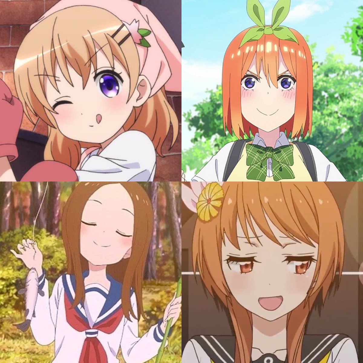 好きな茶髪のアニメキャラたち！！

＃アニメ好きと繋がりたい
＃いいねした人全員フォローする
＃アニメ好きな人RT・いいね
＃フォロバ100