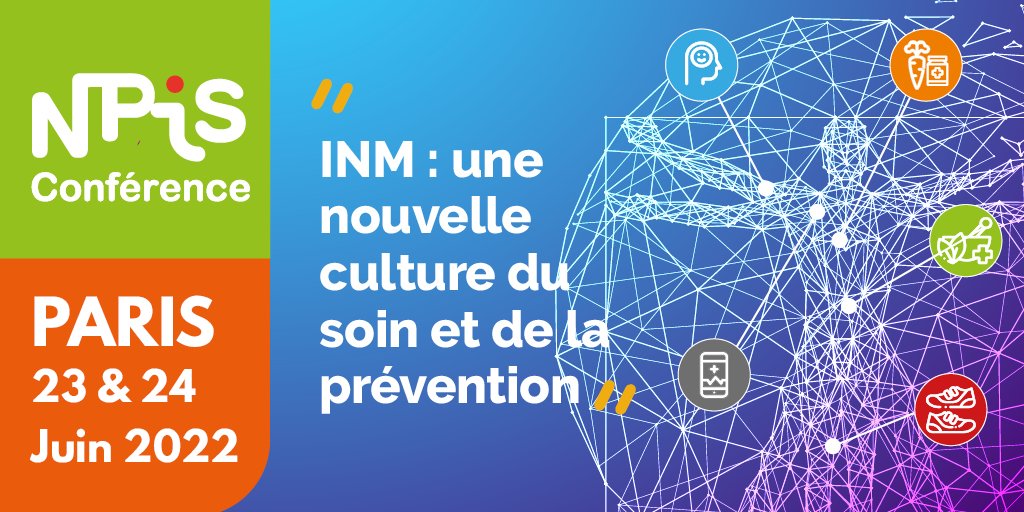 NON-PHARMACOLOGICAL INTERVENTION SOCIETY (@npisociety) on Twitter photo Congrès annuel des Interventions Non Médicamenteuses !
"INM : une nouvelle culture du soin et de la prévention"
PARIS 23 et 24 juin 2022 - Présentiel et Distanciel
conference.npisociety.org
#Sante #Santepublique #INM #NPIS #prevention #soin #Paris12 Congrès annuel des Interventions Non Médicamenteuses !
"INM : une nouvelle culture du soin et de la prévention"
PARIS 23 et 24 juin 2022 - Présentiel et Distanciel
conference.npisociety.org
#Sante #Santepublique #INM #NPIS #prevention #soin #Paris12