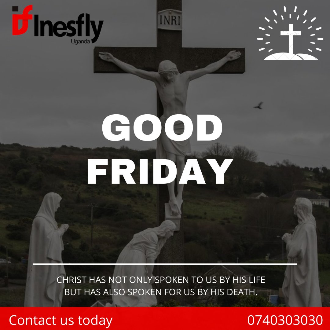 InesflyUganda's tweet photo. Happy Good Friday 
The greatest motivator for doing good things and being a decent person in life is Jesus’ unconditional love for us.
#InesflyUganda #goodfriday #Friday #easter2022 #easterweekend2022 https://t.co/0gkarli9pb
