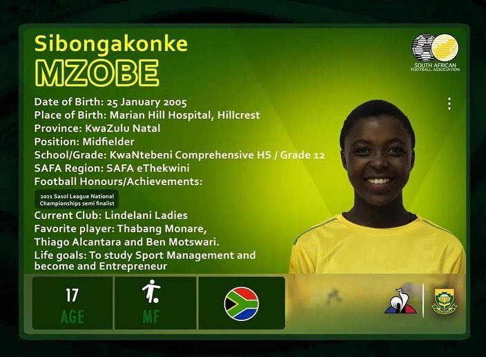 kznsportconfed1's tweet photo. Congratulations  to all #kzn players who made the @SAFA_net -U17 National Team, 

Bantwana 🇿🇦 will be taking part in a FIFA U17 Women’s World Cup Qualifier against Ethiopia 🇪🇹 today at 15h00 (Wits Stadium). 

Catch the action 📺 @SPORTATSABC https://t.co/AGpNYZ4Fe8