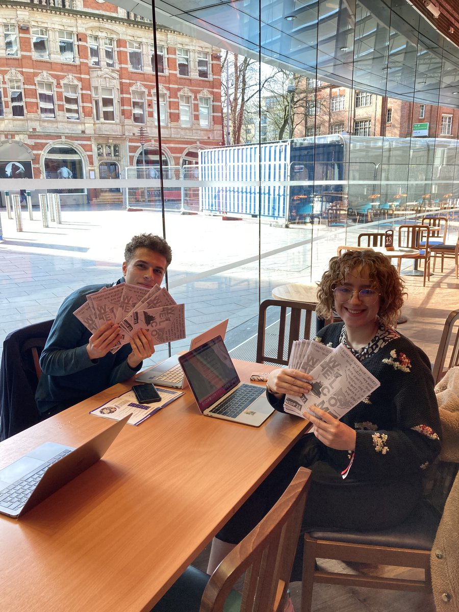 We launched our Noises Off zine last night!

We'll be uploading the electronic copy to the website later today but we still have a few paper copies left...

Come and grab one from our lovely noff writers! We're in the noffice (between the Curve cafe and registration desk)
