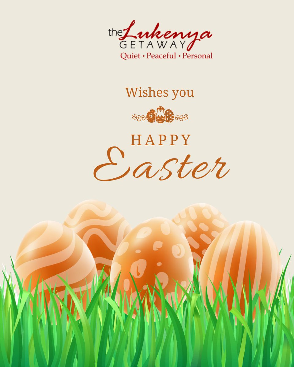 LukenyaGetaway's tweet image. May your easter holiday be filled with much love, hope, peace and love. Happy easter from us here @lukenyagetaway.

Join us for a blissful Easter! For bookings call 0727880488.

#Lukenyagetaway
#Easterweeked
#Easter
#Lukenya
#Machakos
#TembeaKenya
#Getaway