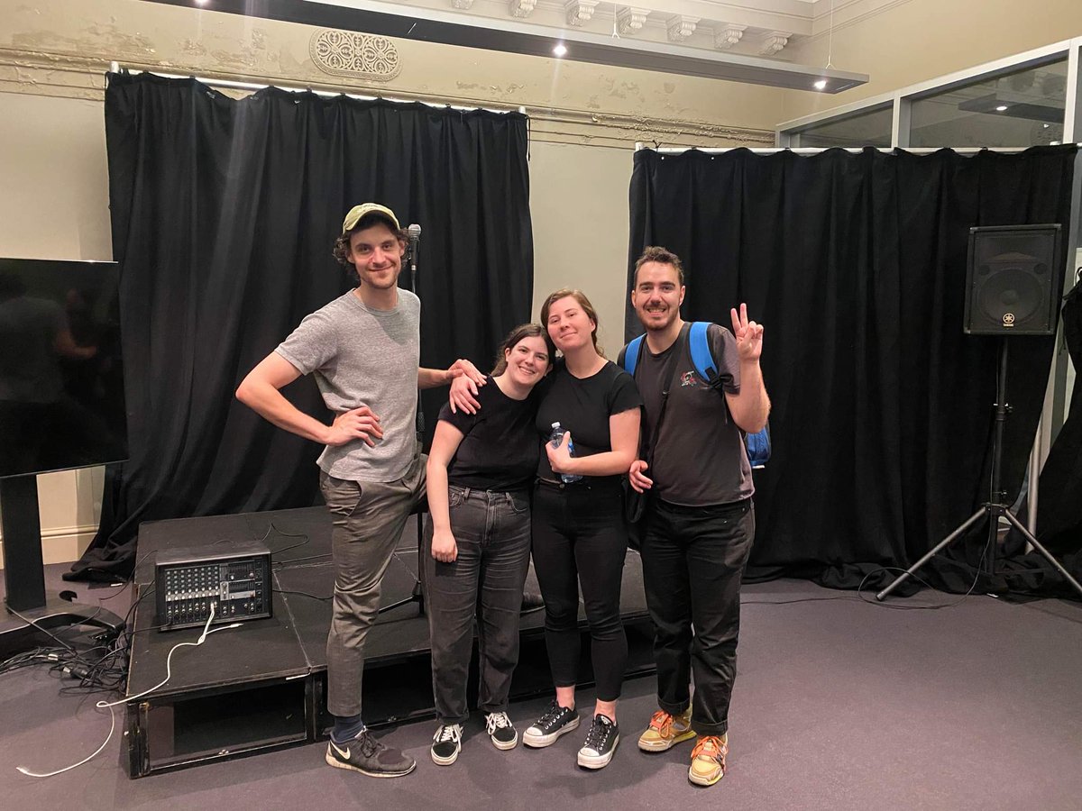 BaldwinAlistair's tweet photo. Sneak peek of our pop-up venue at Wheeler Centre! Official launch tomorrow! 

7PM EVEREST (OPENING NIGHT)
8:15PM FILLER HOUR
9:30PM TELLY (OPENING NIGHT) https://t.co/1FuZ8q1Bja