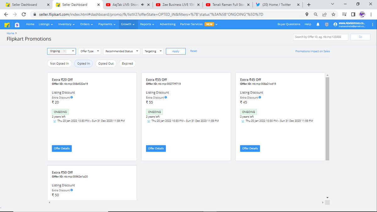 BabelMamta's tweet photo. @flipkartsupport @Walmart @_kalyan_K IN2204122010290409885 @PMOIndia Flipkart using illegal tactic selling prodct lesser price wid promotion whr D sellr hs nt optin any promotions, sellr pays D promotion price Who is responsible 4 the losses by D seller seller nt opted promotions https://t.co/rudKFD6mt7