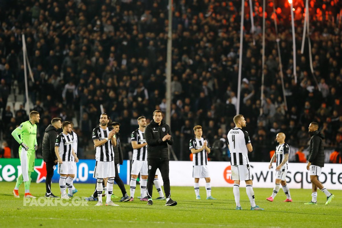 PAOK_FC's tweet photo. Proud of you guys! We'll be back! #PAOK #Realoaded https://t.co/J1WsmrpHPH