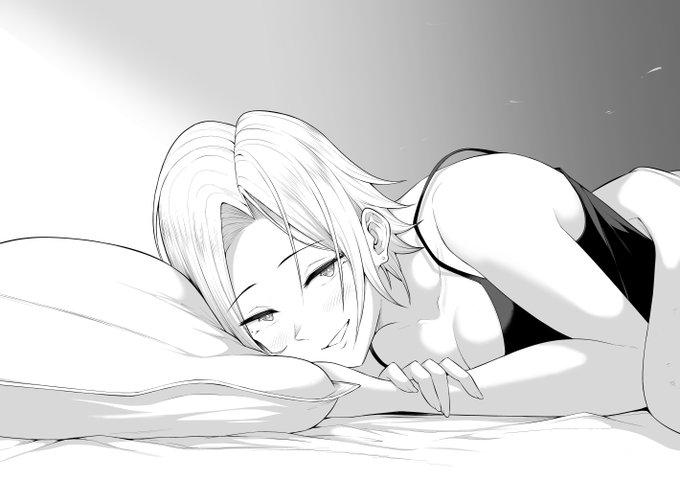 浜崎さんと胡桃坂さん(モノクロver) 