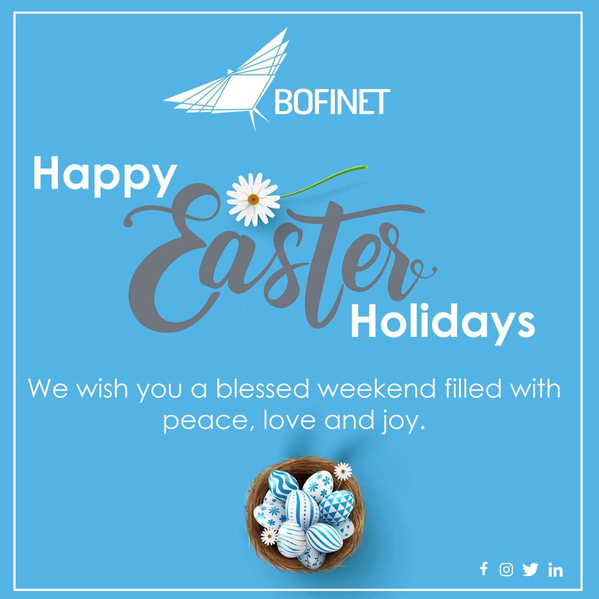 BotswanaFibre's tweet photo. We hope you enjoy and make the most out of the easter holidays. #BOFINET #GloballyconnectingBotswana #easter2022 https://t.co/Dvxxgz1Iju