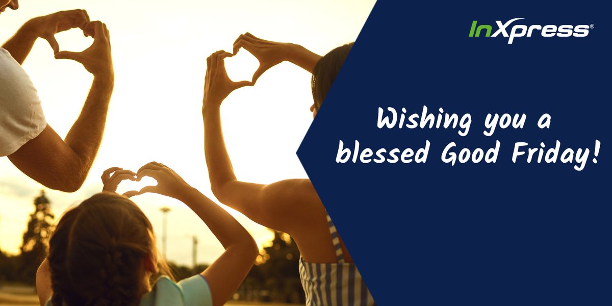 InxpressFSE's tweet image. Wishing you all a blessed Good Friday!

#inxpresscares #goodfriday #friday #bankholiday #longweekend