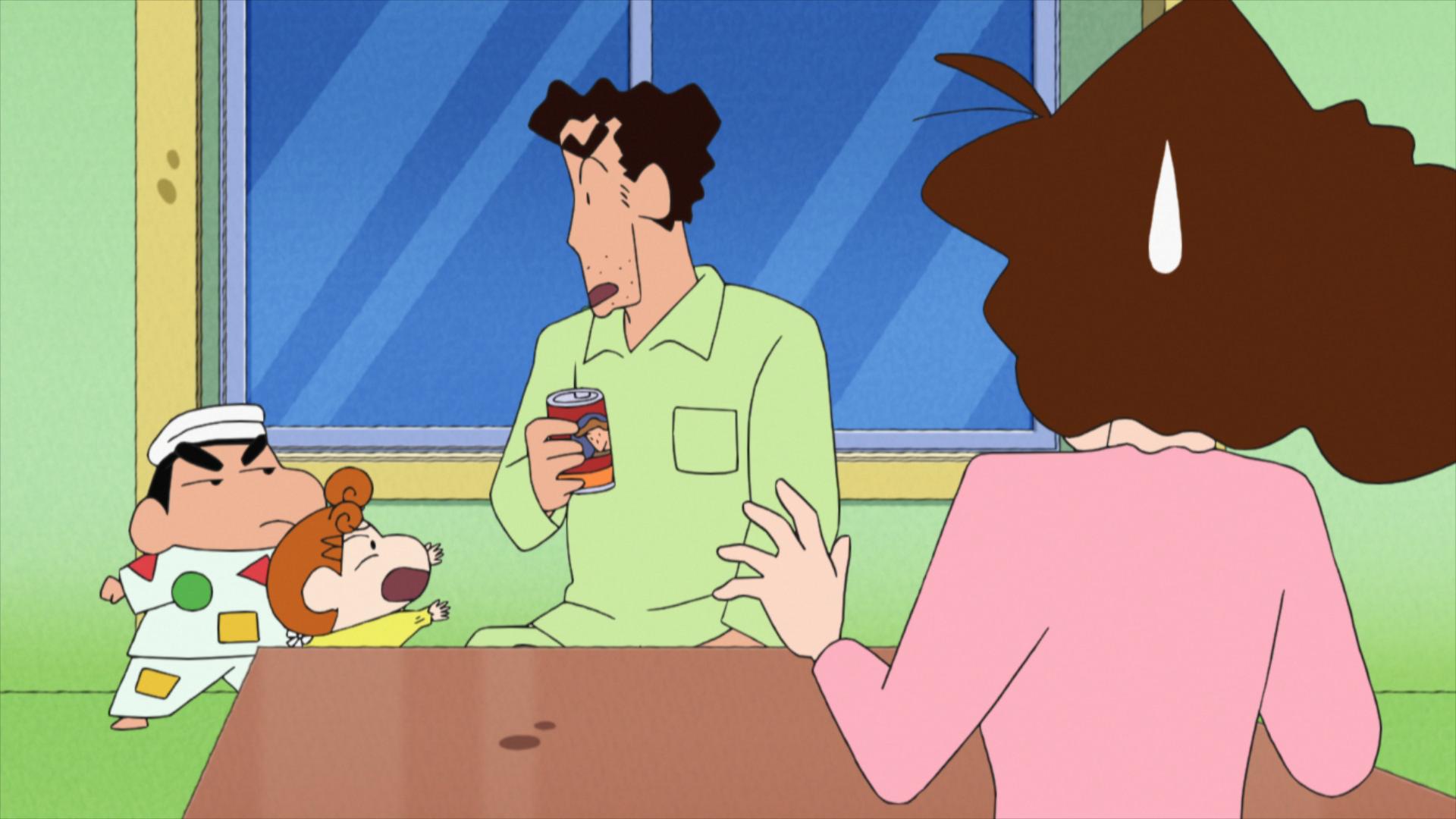 クレヨンしんちゃん 公式 あした夕方4時30分からは クレヨンしんちゃん あしたは 野原家の一体誰が 黒幕 野原家で ひろしがしんのすけのアイスを食べてしまうという事件が発生 だがその裏には 何者かが裏で糸を引く 黒幕 の姿があった その