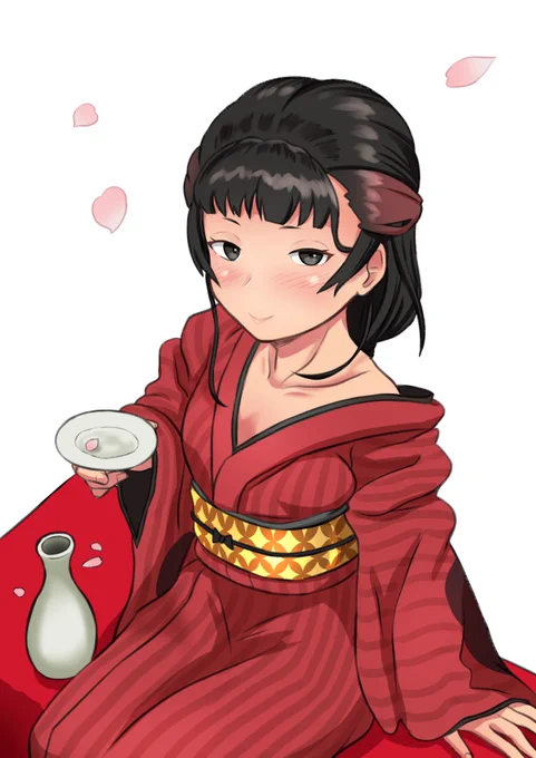 山汐丸描きました。
見ごろは終わっちゃったけどお花見っぽい絵。
#艦これ 