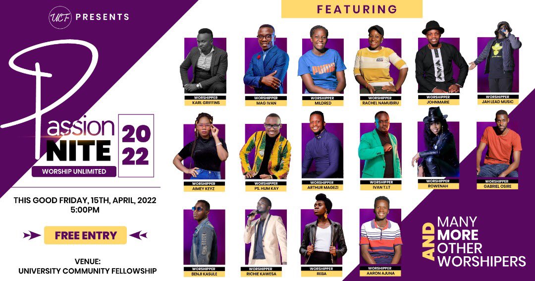 BenjiKasule's tweet photo. Today evening I’m going to be on my knees🧎🏽♂️, praying to the one who answers when we call. Y’all should come through and join me and other Powerful Ministers in Worship!.
#Passionnight @ucf https://t.co/xPWX9UrpPc