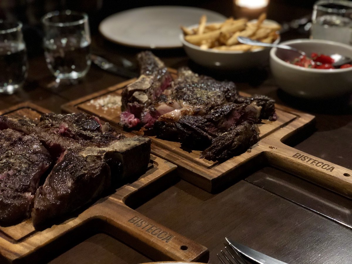 Dinner. #eatwithw #bistecca #top100