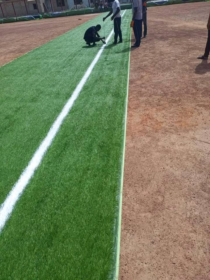 Work in progress at the BRIKAMA MINI STADIUM. 👷‍♂️🚧