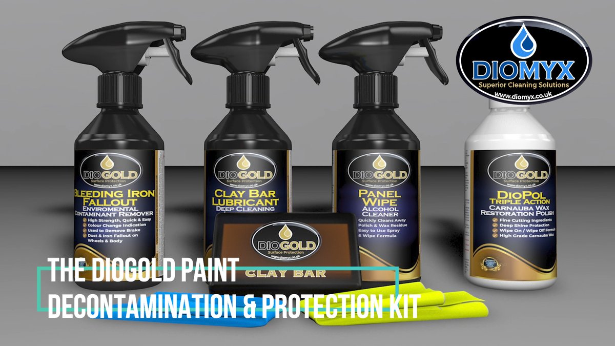 FREEBIE TIME!

Now then SHINEY PAINT LOVERS..

Win one of these DIOGOLD PAINTWORK DECONTAMINATION &amp; PROTECTION KITS TODAY!!

TO ENTER;
-LIKE
-RETWEET

and then go to the DECONTAMINATION video at diomyx.co.uk
&amp; tell me how many times i say 'DIOGOLD' in the video