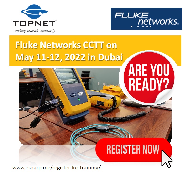 topnetdxb's tweet photo. Invest in the Fluke Networks Certified Cabling Test Technician™ (CCTT) two-day training and certification program! To Register: https://t.co/25gDHwVusY

For requirements⬇️
📧: marketing@topnet.me☎️: +971-4-2991162
 #fiberoptics #Fibertesting #Fiber #PoE #UAE #Dubai #abudhabi https://t.co/Kx1oRuBMke