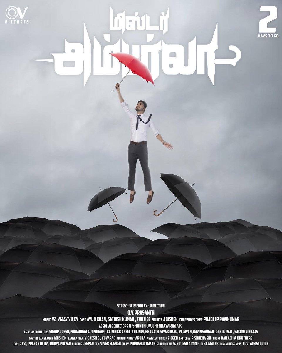 prasanthov's tweet photo. 2 Days To Go !
*Mr.Umbrella Pilot Trailer*
https://t.co/xLo9kC8QgV https://t.co/zLcdaFtB4K