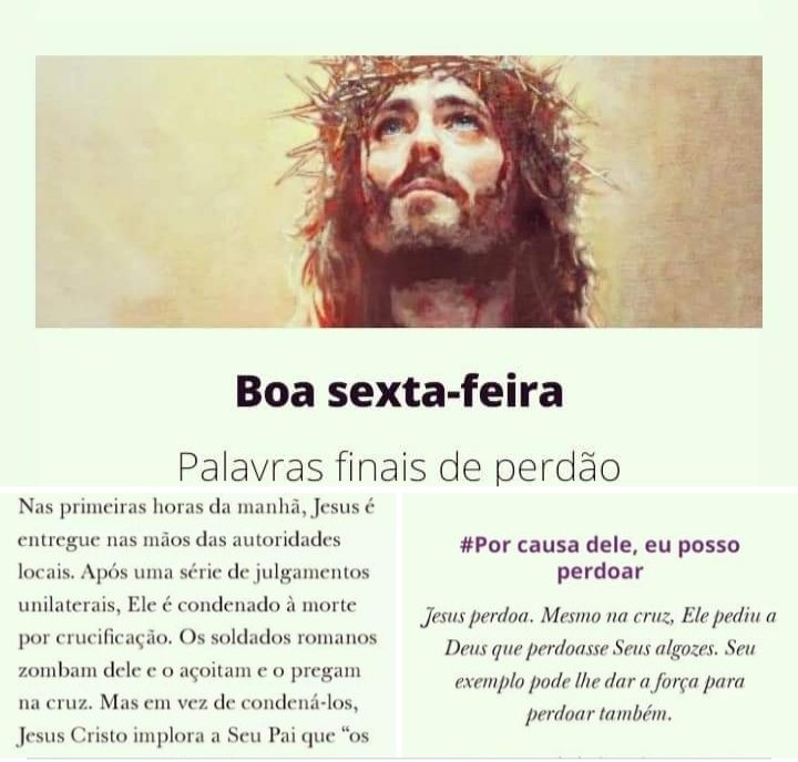 Semana de Páscoa: Sexta-feira 

#SemanaDePascoa #Pascoa #PascoaChegando #EasterComing #Easter #PorCausaDELE #BECAUSEofHIM