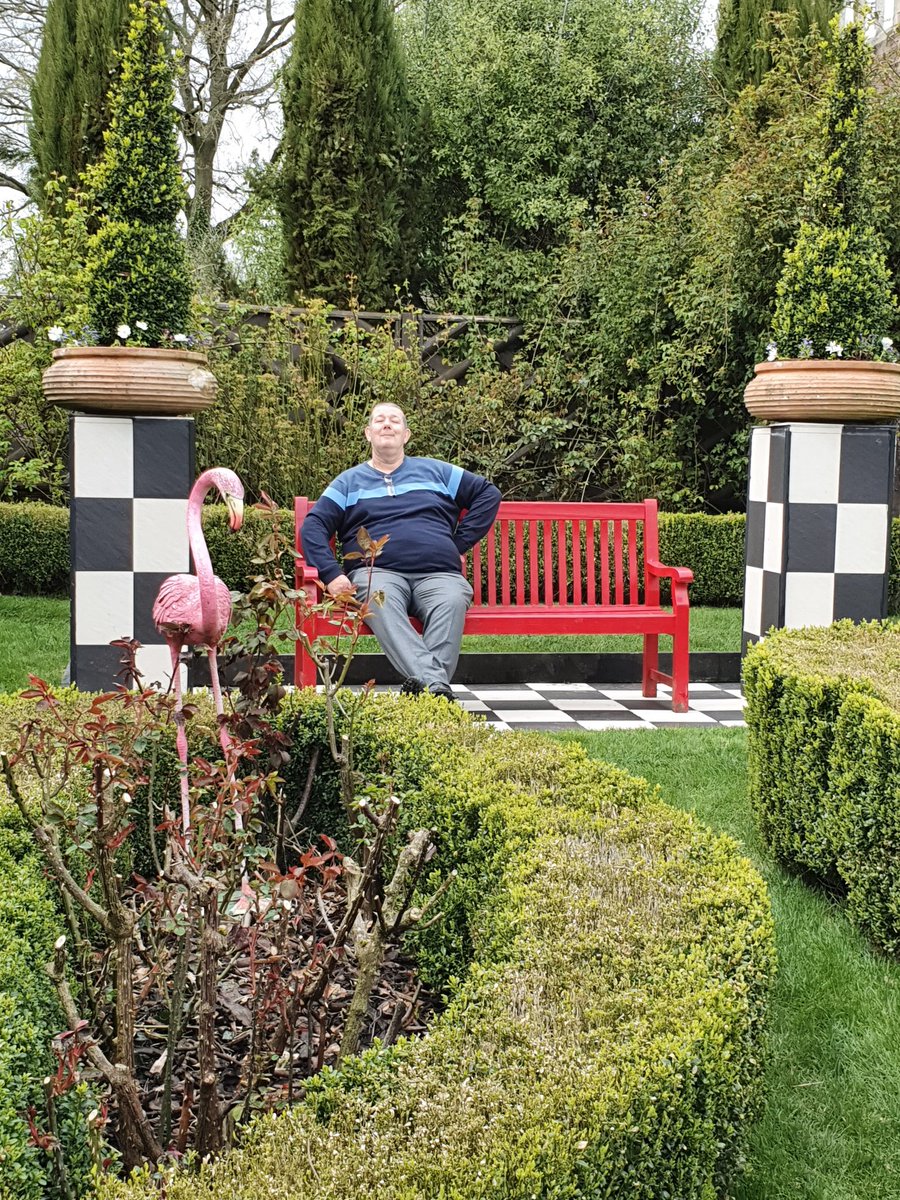 harrison_dreams's tweet photo. Day 5 & our last day in Dora. Yesterday we went to Ralph Court Gardens. 12 miniature themed gardens of fantasy ranging from Medusa to Alice in Wonderland. Lovely lunch too of spinach & wild garlic quiche. #doraexplorer #caravanlife #FridayVibes #edutwitter #teacher5oclockclub https://t.co/tocXhafLiy