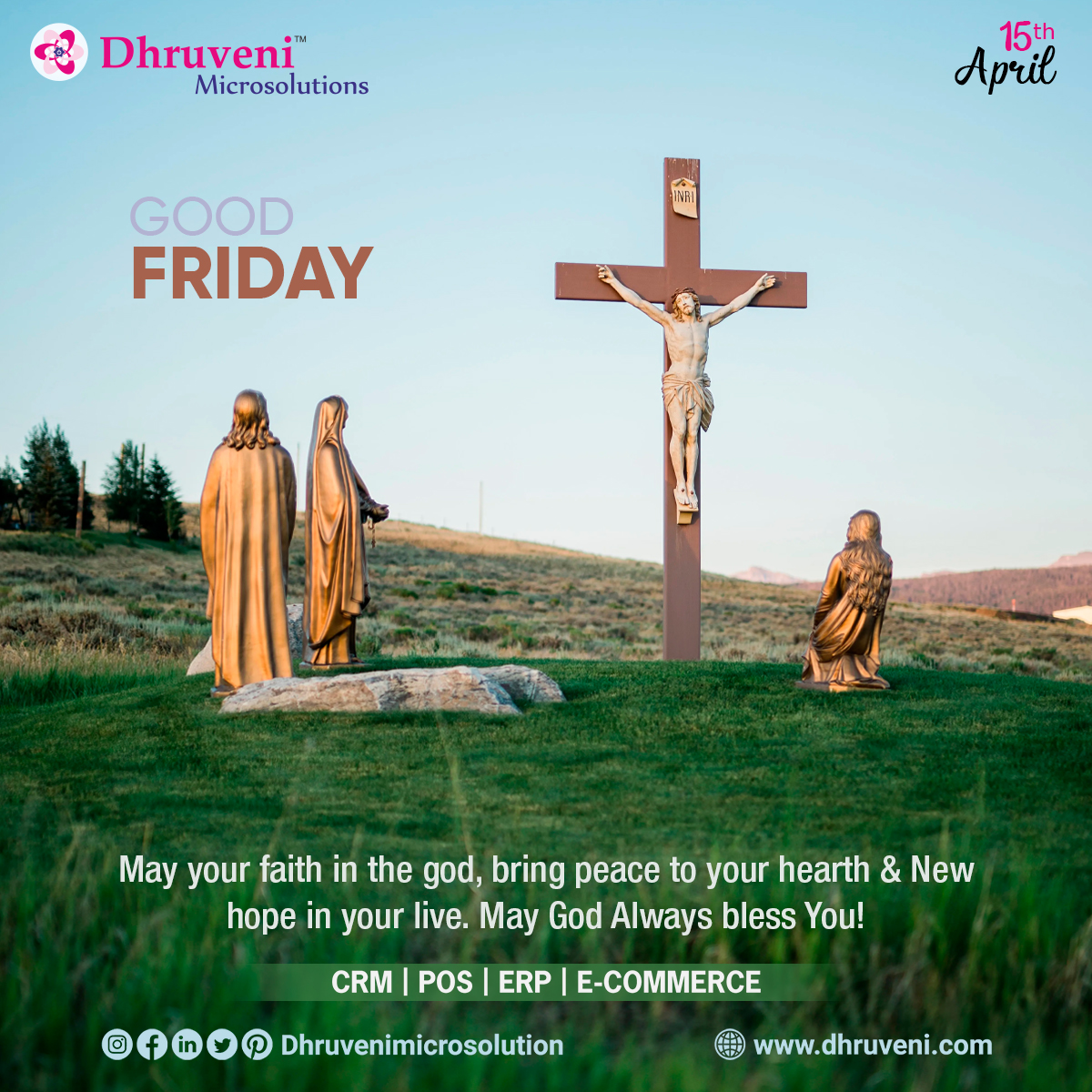 DhruveniMicro's tweet photo. May the Love❤ and Mercy of Jesus fill your heart and protect you throughout your life.
Wishing you a Holy Friday.✨

#goodfriday #jesus #worship #happygoodfriday #holyfriday #goodfriday2022 #goodfridaywishes #dhruveni #graphicdesign https://t.co/6gV6gyly9f