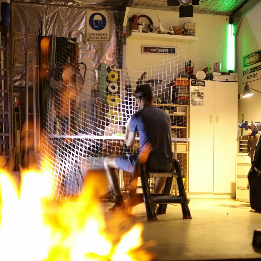 CraigoTurnah's tweet photo. Late night net repairs. Still getting the hang of these netting knots.
#waseabirdrescue #wildliferescue #netgun #netlauncher #perth #westernaustrslia #shed #workshop #diy #makers https://t.co/euGh4jtXw6 https://t.co/oBAVgiMgtI