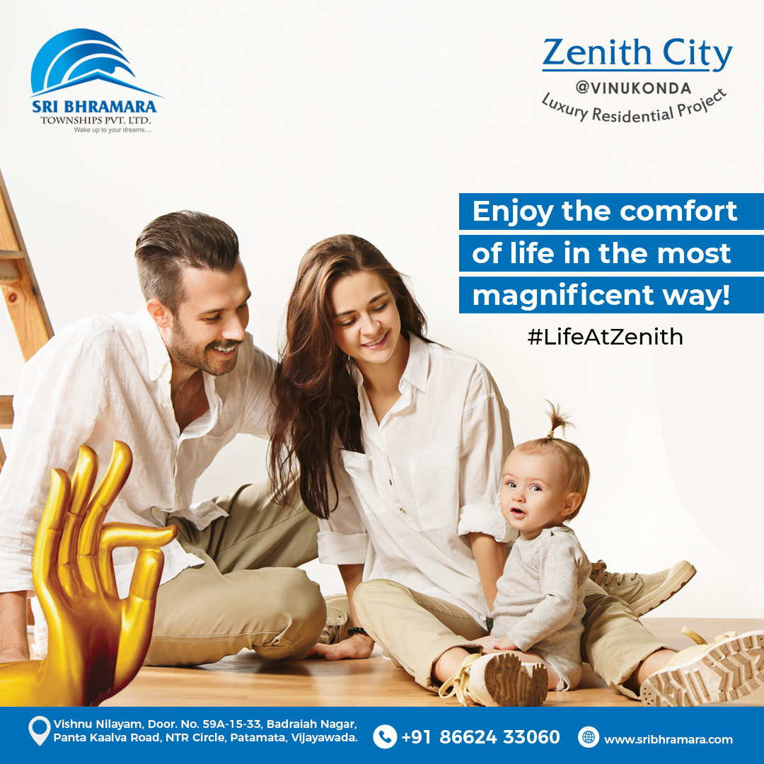 SriBhramara's tweet photo. Live a life you have always imagined in the most promising neighborhood in Vijayawada. The mega gated community has several top-class amenities that comfort your lifestyle.
#sribhramaratownship #luxuryhomes #ZenithCity #LifeAtZenith #ZenithCityVinukonda #vinukonda #guntur https://t.co/hP5iopoKnC