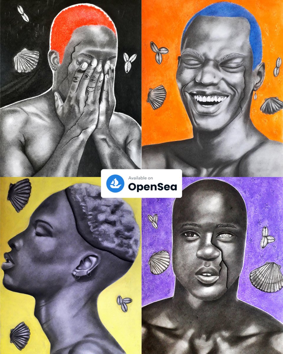 itsTemiOG's tweet photo. Genesis Collection 
Title: YOU ARE ENOUGH (MEN'S EMOTION MATTER) NOW AVAILABLE ON OpenSea. 
Floor price: 0.44-0.5 Eth
1. Distressed 0.5
2. Suffering but Smiling 0.5
3. Clouded 0.44
4. Bold  0.44 https://t.co/496QMvYarX