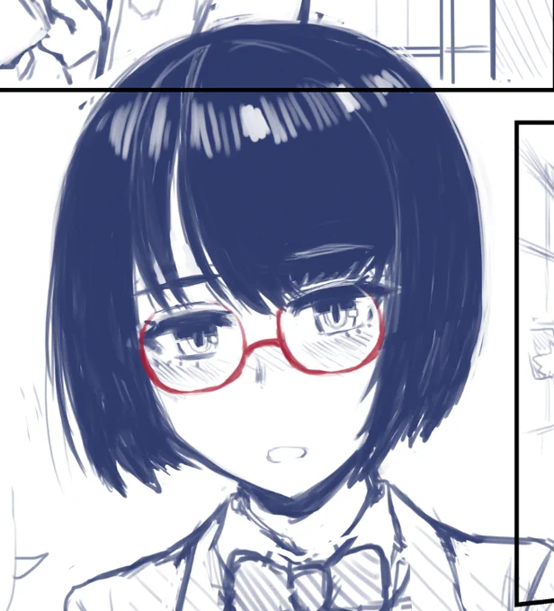 作画は随時修正されていきます。 