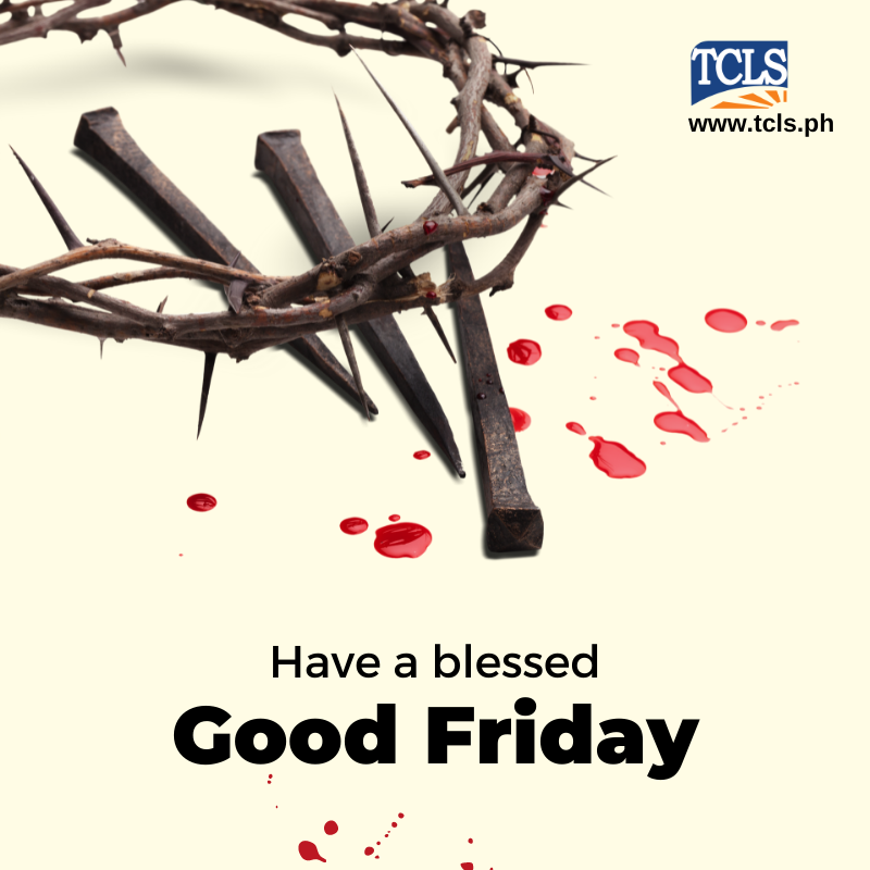 tclsph's tweet photo. Have a blessed Good Friday!

#TCLSph #SemanaSanta #HolyWeek #MahalNaAraw https://t.co/jZmR0bTzwS