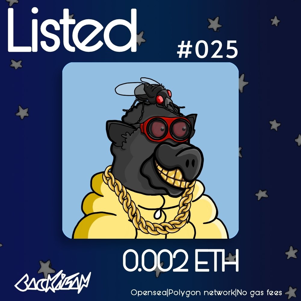 Backigan #025 was listed!

Available in OPENSEA, with all its properties, what are you waiting for to pick it up?

Opensea|Polygon network|No gas fees