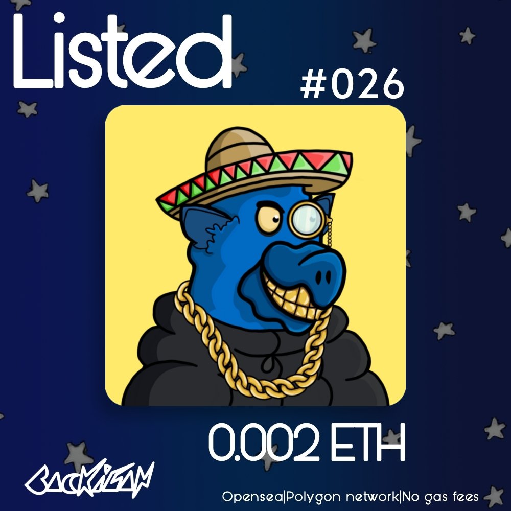 Backigan #026 was listed!

Available in OPENSEA, with all its properties, what are you waiting for to pick it up?

Opensea|Polygon network|No gas fees