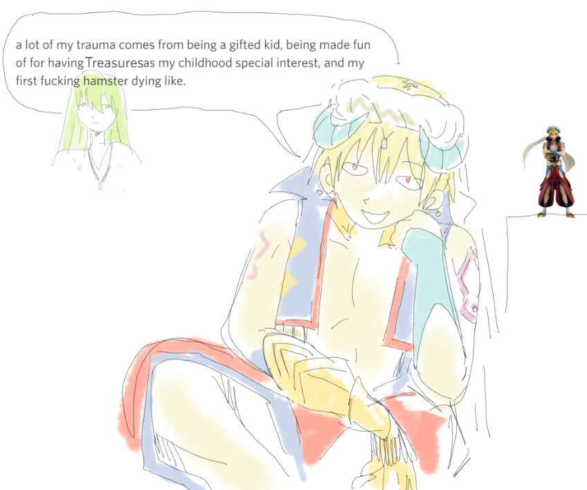 Gilgamesh smiling but as you scroll further his smile gets bigger: A Thread #fgo