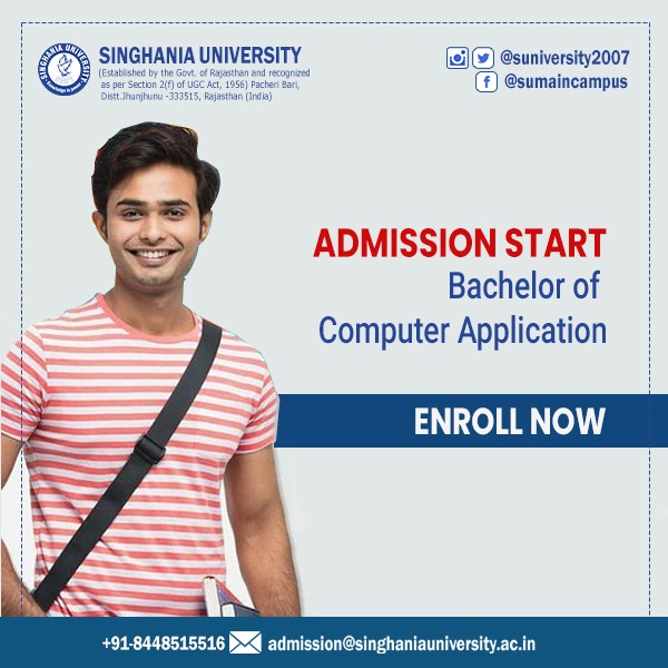 SUniversity2007's tweet photo. ADMISSION OPEN 2022
#Bachelor of #Computer #Application!
APPLY NOW!
#admissionopen2022 #bachelorcourse  #bachelordegree  #applynow https://t.co/pt6USKxoj1