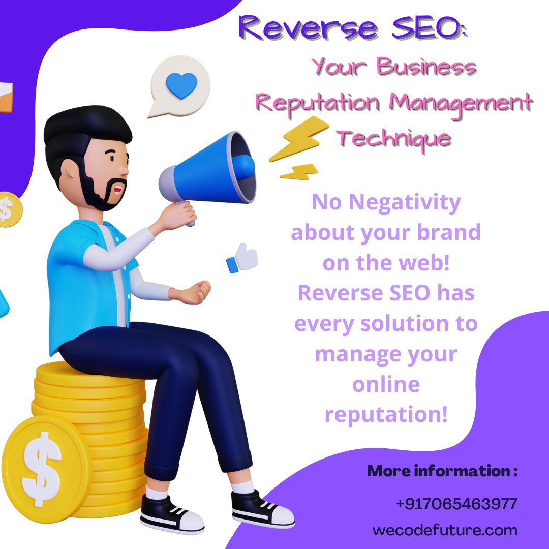 No Negativity about your brand on the web! Reverse SEO has every solution to manage your online reputation!

Read More: bit.ly/3rnQ5b9

#seo #seoservicecompany #seomarketing #seostrategy 
#seotools #WeCodeFuture @itswecodefuture #Friday