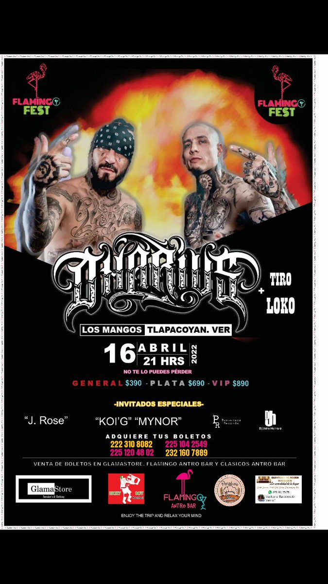 djjairoherrera's tweet photo. Sábado Nos Vemos En #TlapacoyanVeracruz Para este eventaso con el @dhariuselocaso y el #TiroLoco en el #FlamingosFest2022 https://t.co/zJ3IMYAjOS