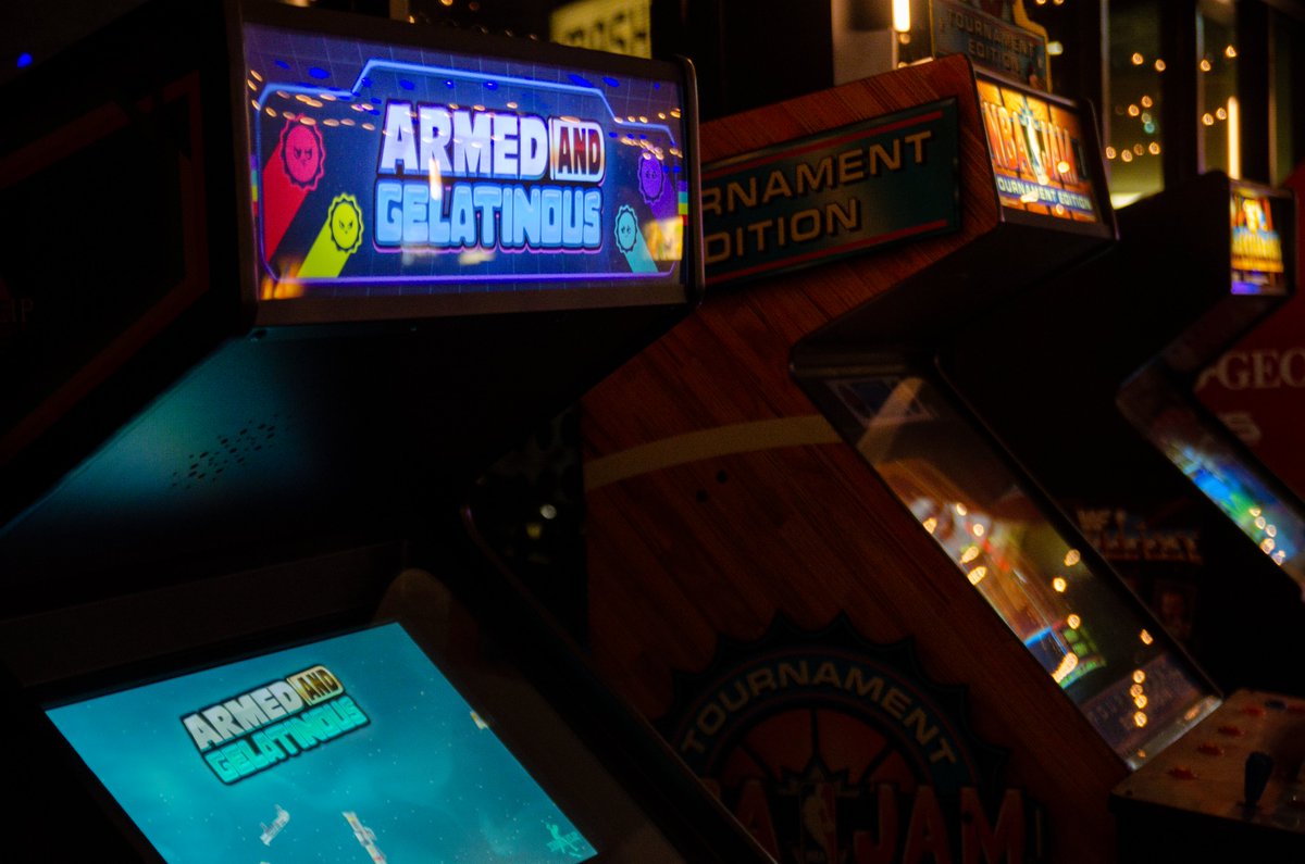 Once upon a time, Armed and Gelatinous: Arcade Edition made its debut at <a href="/ButtonMashLA/">ButtonMashLA</a> in Echo Park. This is the story of how our first cabinet was made and the epic journey it's been on ever since. #arcade #arcadegames #indiegame #indiegamedev #DIY
