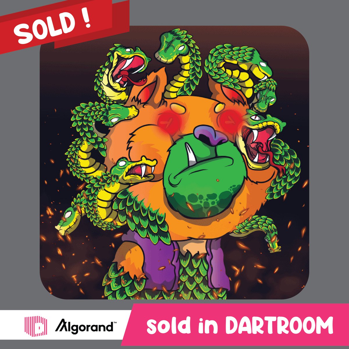 dirtycreepynft's tweet photo. Many Thanks, SOLD in @_Dartroom by unknown new owner, Can dm and mention me so we can get to know each other ❤️❤️#algofam #algorand #nft #nfts #nftart #cryptoart #crypto #Dartroom #dirtycreepynft #Hamusuke https://t.co/Y0Jv6MP5KN