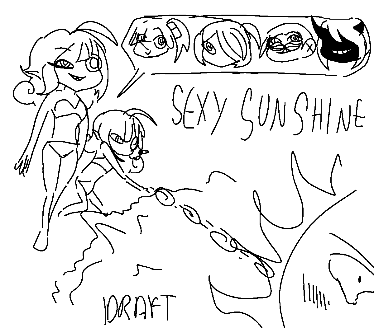 SweetsNeptune's tweet photo. Mmm...Drafts 👀
Forgive me It's damn ugly cuz i made these in 2 mins bc i'll sleep but i imaginated these outfits and scenes for my fan MVs of these songs hehe #FT_ART #FAKETYPE #fanart #art #ibispaint #sexysunshine #bacchus #timeeater #steampunk #beach #party https://t.co/8ijThaze8n