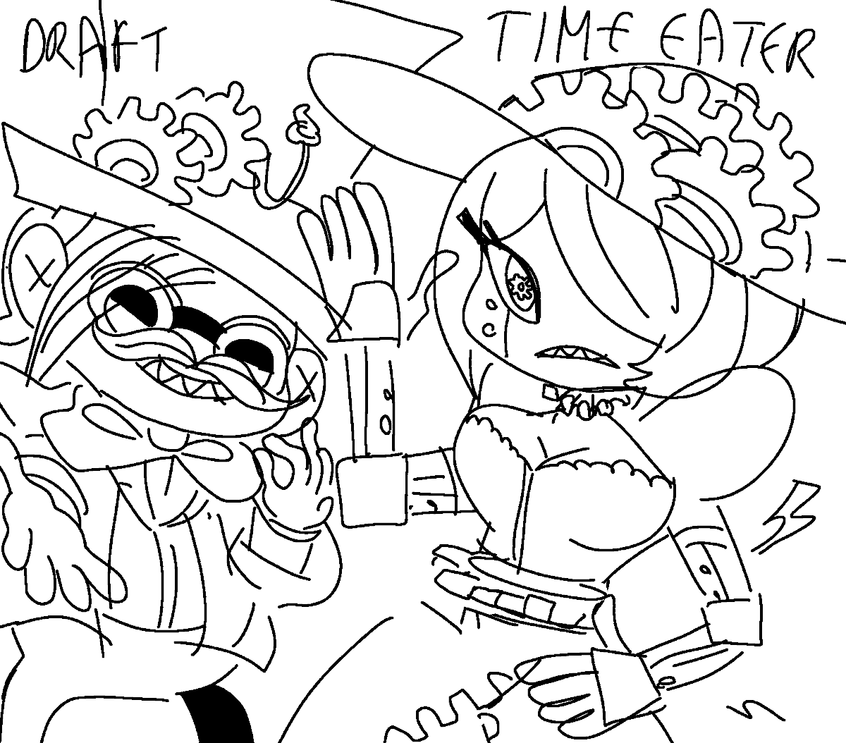 SweetsNeptune's tweet photo. Mmm...Drafts 👀
Forgive me It's damn ugly cuz i made these in 2 mins bc i'll sleep but i imaginated these outfits and scenes for my fan MVs of these songs hehe #FT_ART #FAKETYPE #fanart #art #ibispaint #sexysunshine #bacchus #timeeater #steampunk #beach #party https://t.co/8ijThaze8n