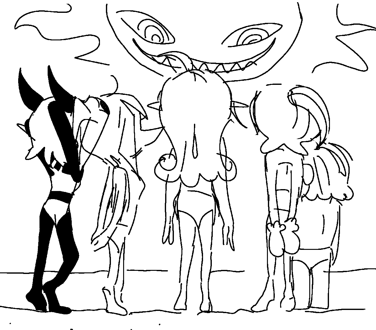 SweetsNeptune's tweet photo. Mmm...Drafts 👀
Forgive me It's damn ugly cuz i made these in 2 mins bc i'll sleep but i imaginated these outfits and scenes for my fan MVs of these songs hehe #FT_ART #FAKETYPE #fanart #art #ibispaint #sexysunshine #bacchus #timeeater #steampunk #beach #party https://t.co/8ijThaze8n