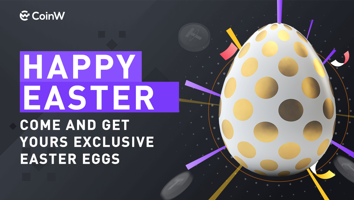 CoinWOfficial's tweet photo. Happy Easter! 
Come and get your exclusive Easter eggs!
#Easter2022  

✅Follow @Coinw_exchange
✅RT &amp; Tag 3 friends
✅Leave your CoinW UID

🌟30-USDT Easter egg per person!!
🌟5 winners will be announced

GOOD LUCK! https://t.co/xFdX5NSF7p