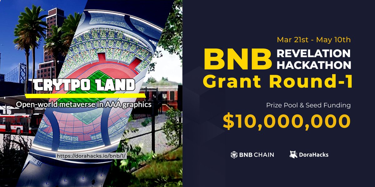 HiddenBeyondXYZ's tweet photo. Do support us on #BNB #Revelation #hackathon. Poll in your votes for our project. 
https://t.co/3DLdXjBmBA
#CryptoLand #CryptoLandGames $LAND #Metaverse #NFTs #UE5 #EpicGames https://t.co/AFH7Ftho5q