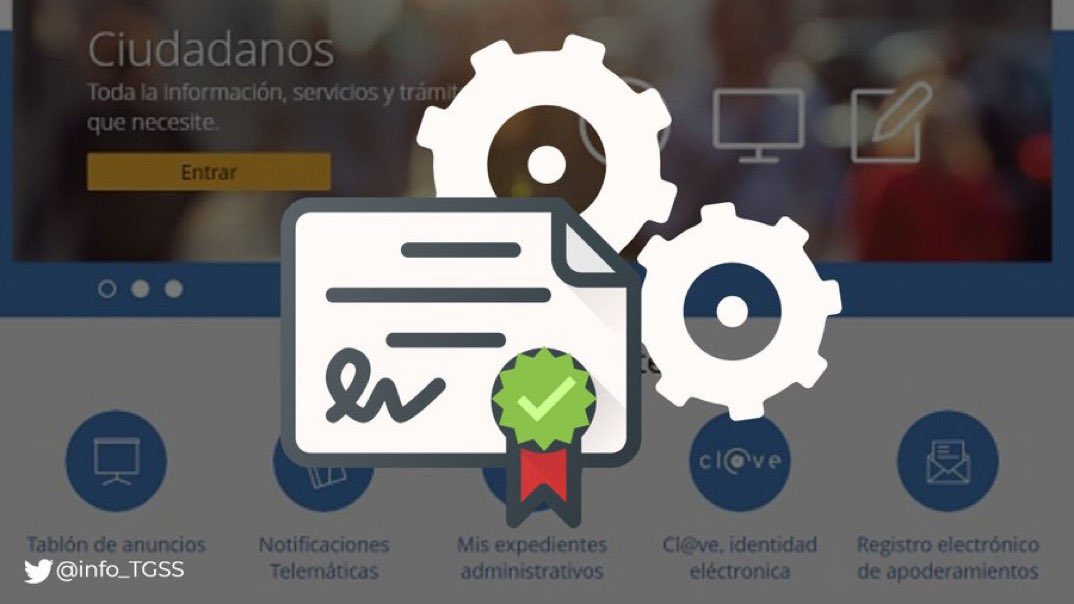 Alcos_es's tweet photo. La Seguridad Social admite en el acceso a los servicios de la Sede certificados electrónicos emitidos por distintas Autoridades de Certificación.
Infórmate en este enlace: https://t.co/aJ2klMzUHn https://t.co/tP0OIcBDY2