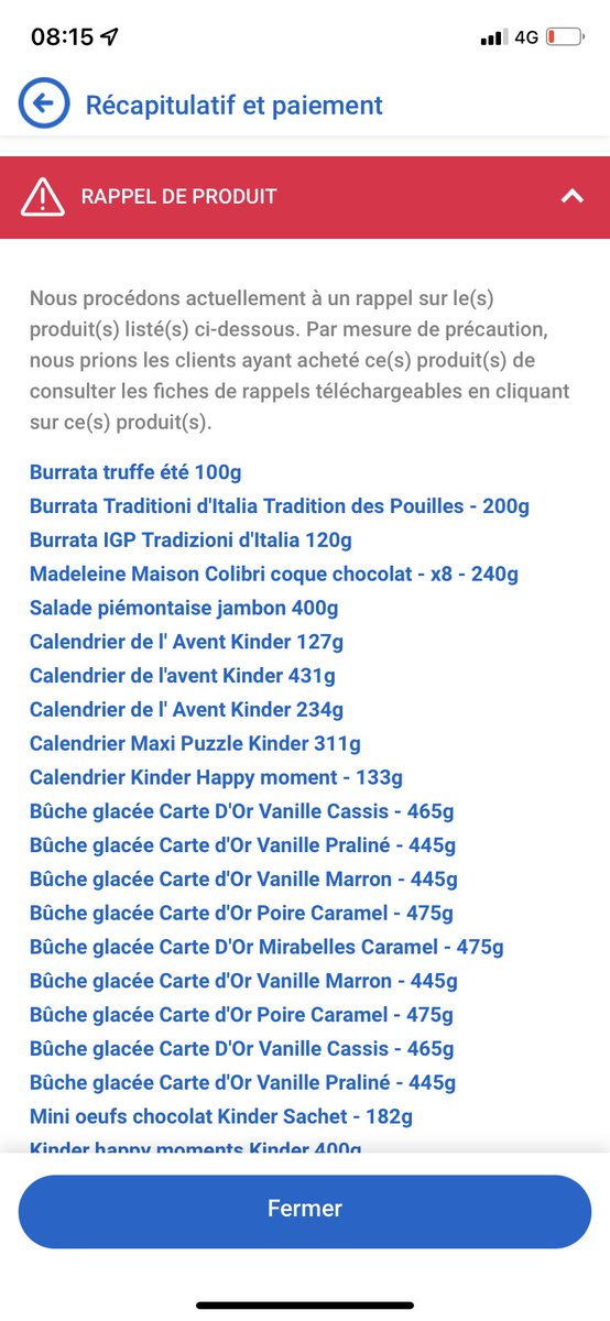 La liste est longue concernant les rappels de produits, c’est pas un peu suspect ? #rappeldeproduit