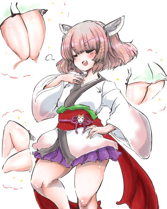 #きりたんキラキラ金曜日 
今日は良いコラーゲンの日なのだ!姉のお肌のもちもちぷるぷる具合を力説するのがきりたんだよ 