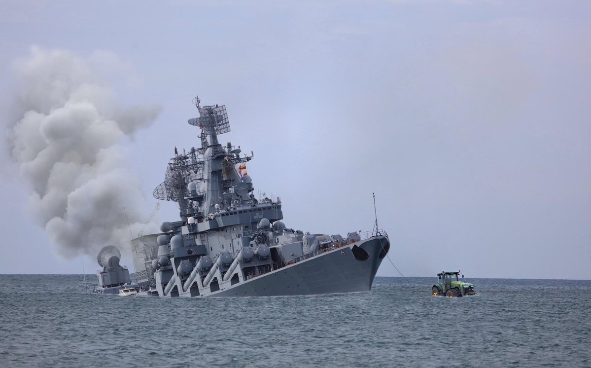 geoallison's tweet photo. This leaked image shows what really happened to the Moskva. https://t.co/3pnFAVDJfS