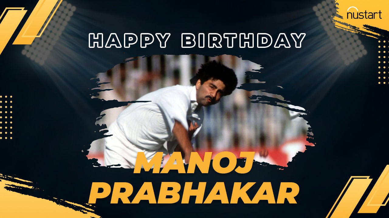 Wishing former all-rounder, Manoj Prabhakar, a very happy birthday! 