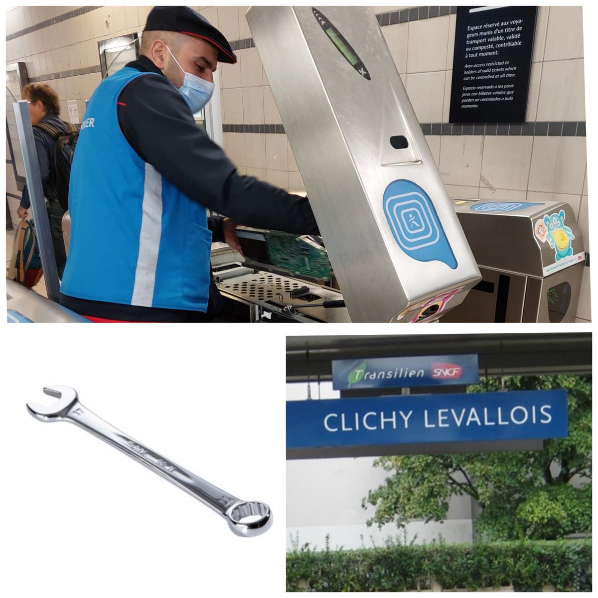Ce matin en gare de clichy levallois Nos agents Eml centre sont présents pour assurer les maintenances de vos appareils de validation.   <a href="/SorayaSNCF/">BOUZID Soraya</a> <a href="/Jemmel_Ma/">Jemmel Mahi</a> <a href="/LIGNEL_sncf/">Ligne L</a> @AgentMobileL_A <a href="/IDFmobilites/">IDF Mobilités</a> @SecteurAsnieres
