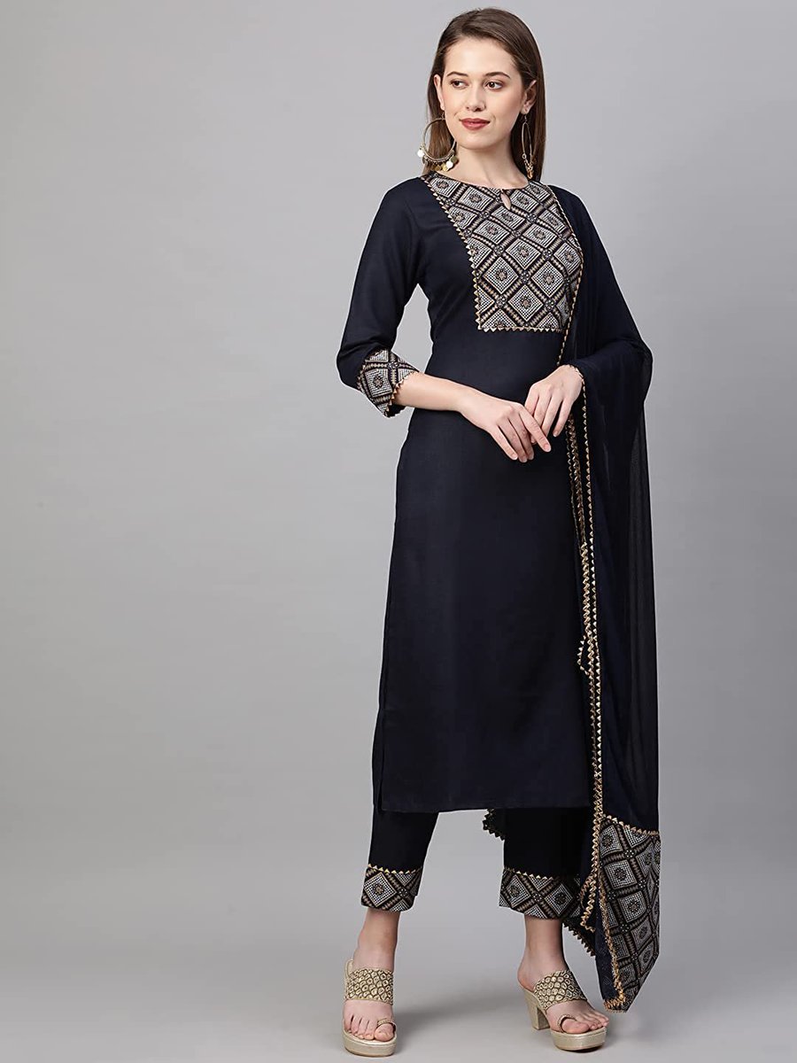 shelike03's tweet image. GoSriKi Women's Ruby Cotton Straight Kurta with Pant &amp;amp; Dupatta💥😍

Buy Now: amzn.to/3xr4XsX

#cotton #kurta #straightkurta #fashion #style #kurtaatwork #bestseller #deal #women #fridaymorning #GoodFriday